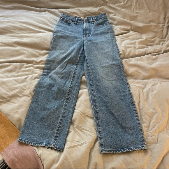 Madewell The Perfect Vintage Wide-Leg Crop Jean Knoxville Wash Size 26 - Picture 5 of 12